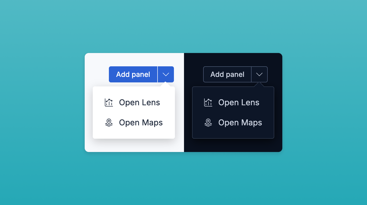 EUI Split Button Component